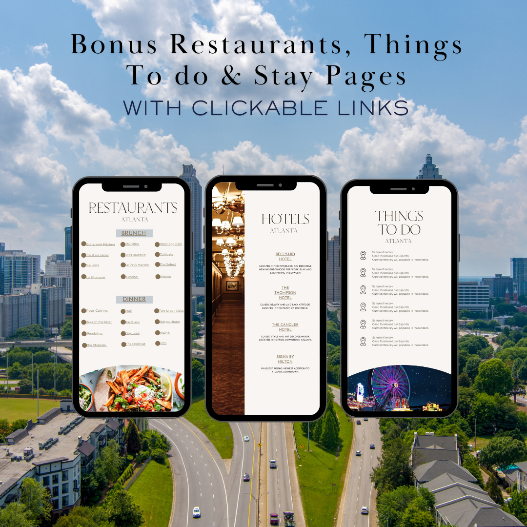 Atlanta GA additional activities page 