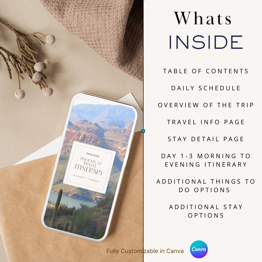 Phoenix, AZ 3day Itinerary
